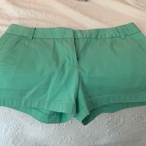 J.crew seafoam green shorts